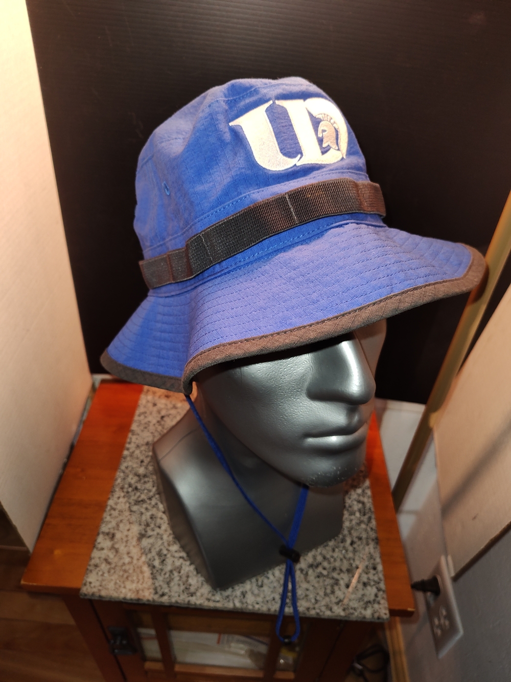 University of Dubuque Spartans Boonie Performance Bucket Hat. Nike. - Picture 4 of 15